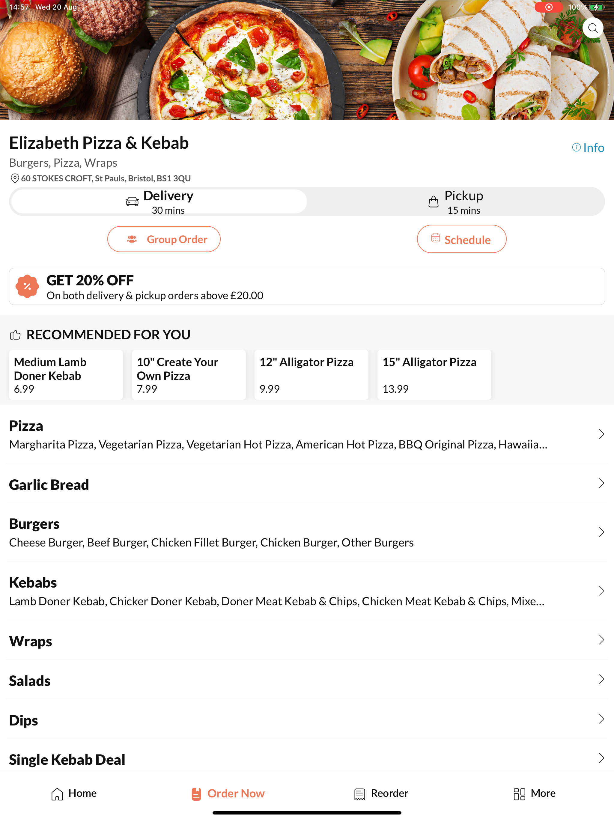 Elizabeth Pizza & Kebab screenshot 6