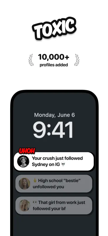 Toxic: Followers Tracker screenshot 1 of 6