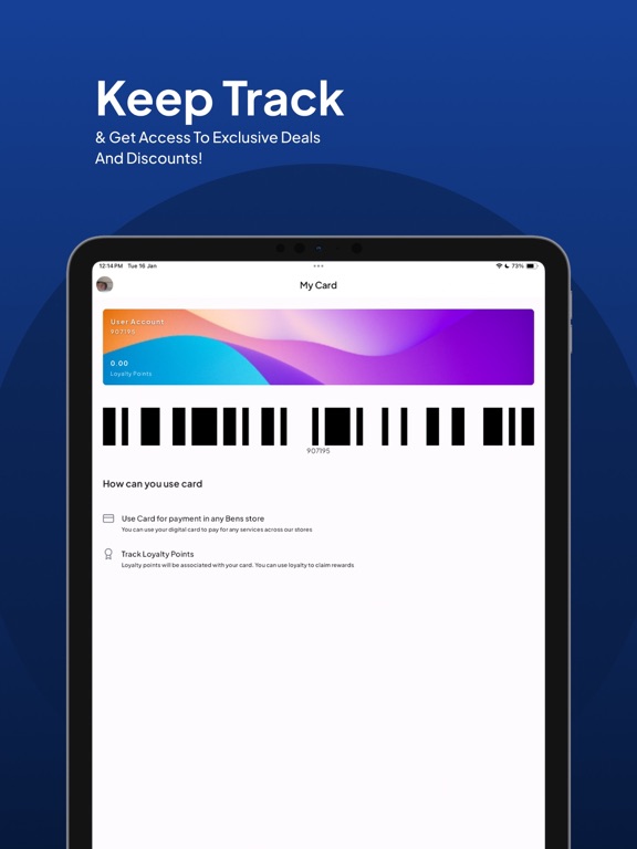 Bens Market iPad screenshot 1 - Business app