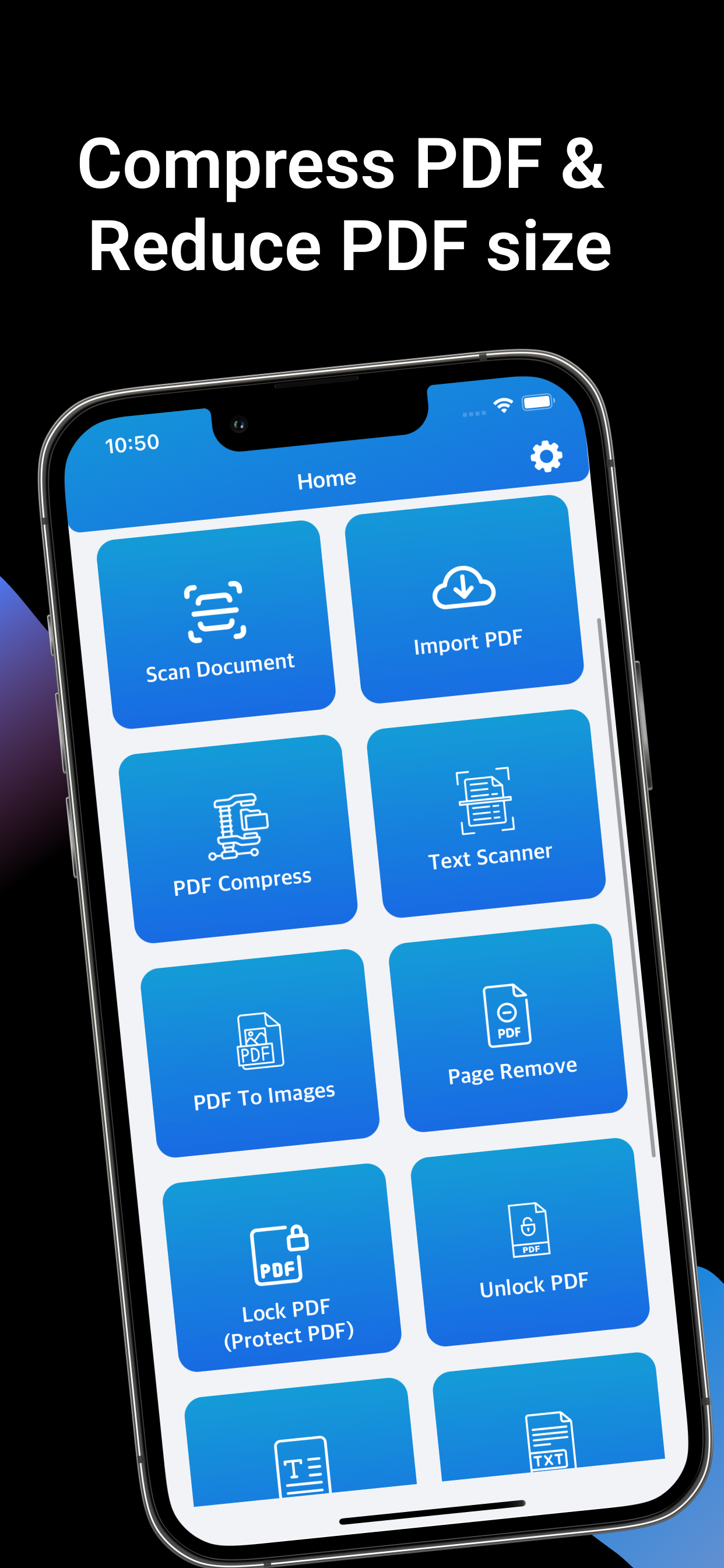 PDF Compressor: Scan & Edit screenshot 2