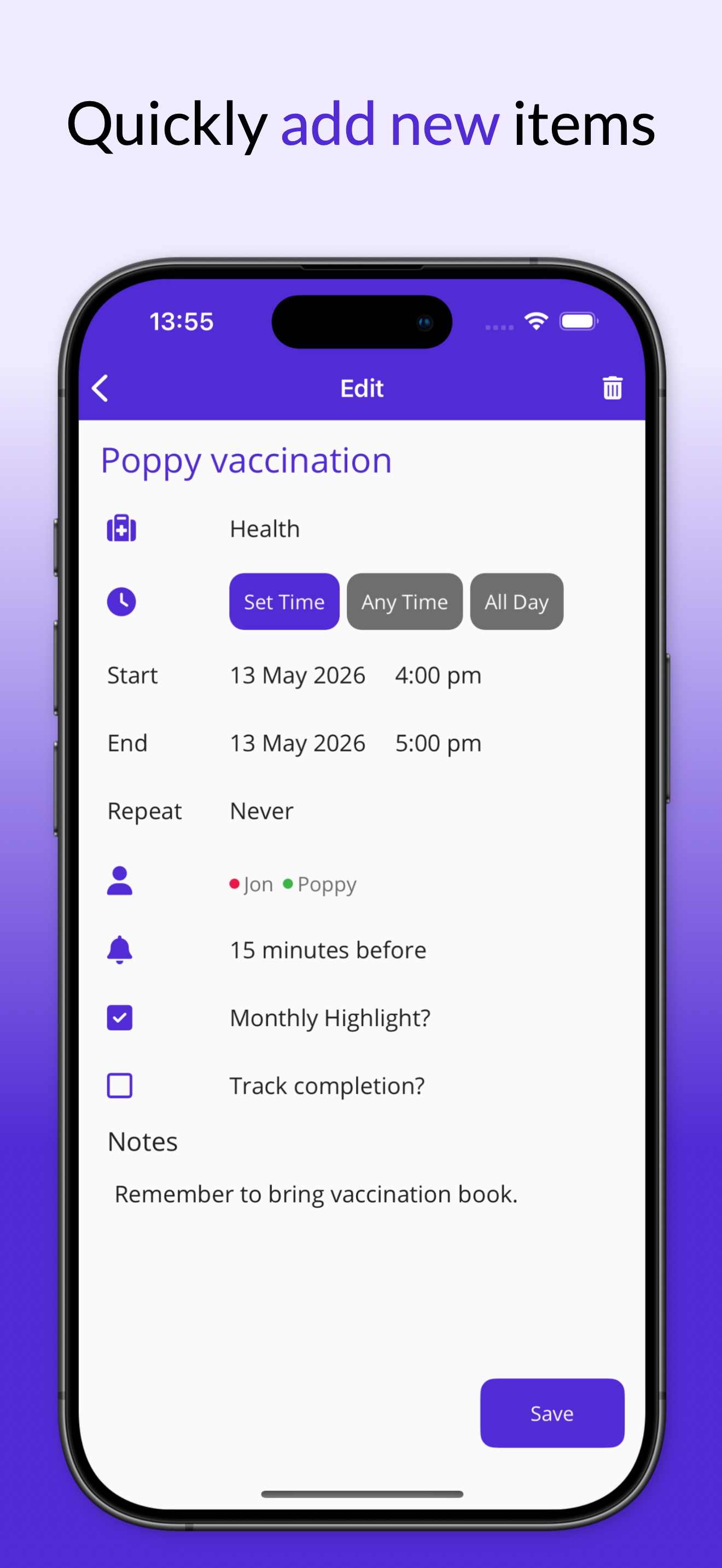 Private Family Calendar screenshot 3