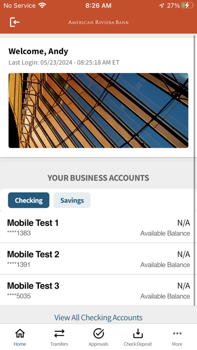 ARB: Commercial Banking Screenshot