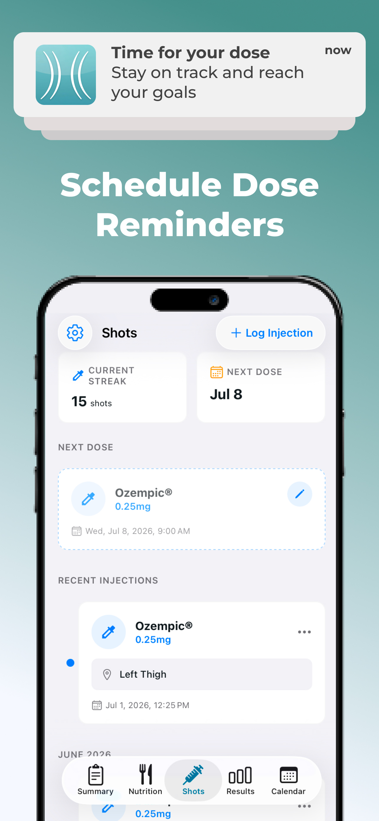 Tracky: GLP-1 Tracker screenshot 4