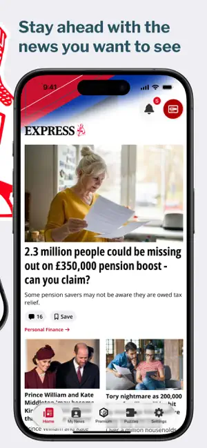 Daily Express iPhone screenshot 3