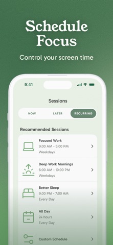 Freedom: Screen Time Control Screenshot 4 of 10