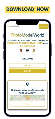 PhotoModelWorld iPhone screenshot