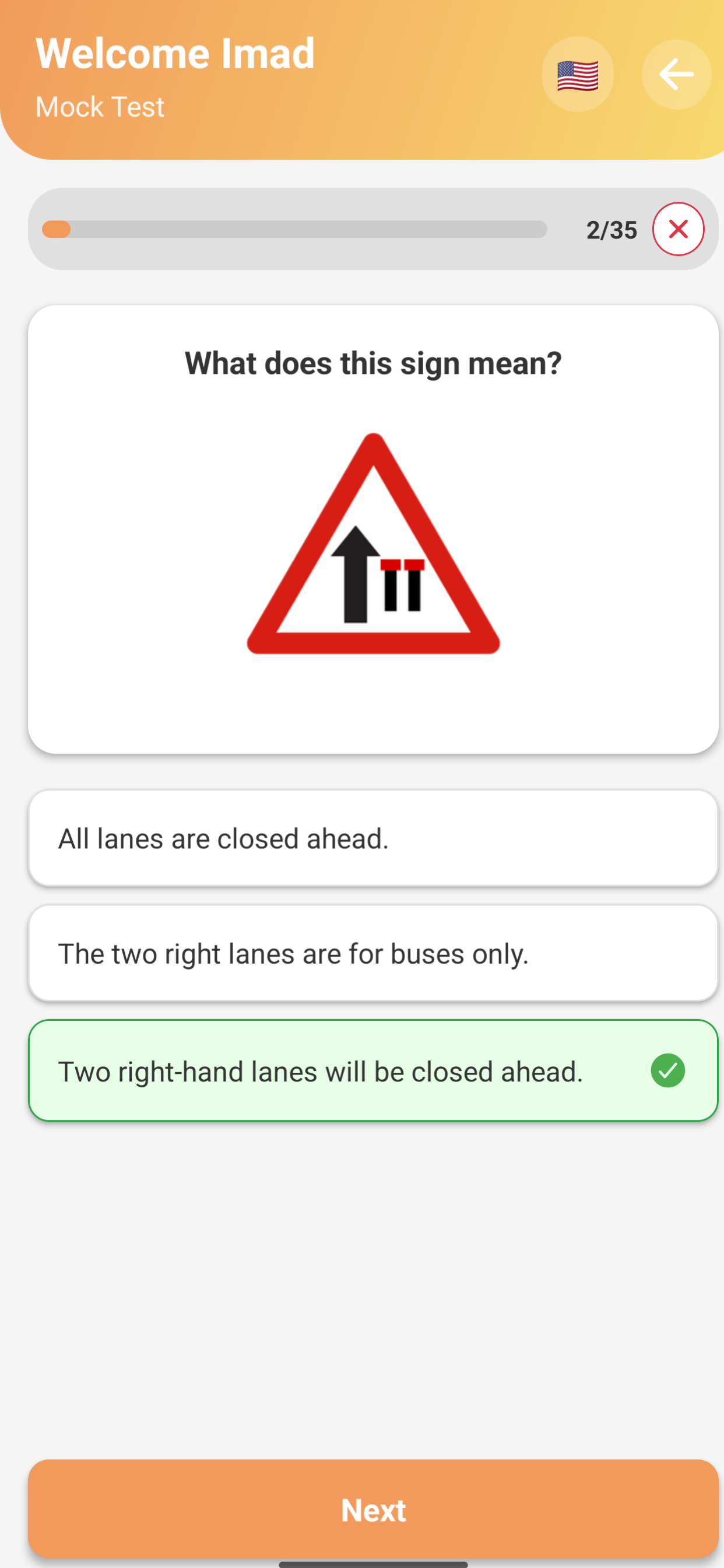 Road Sign Tests RTA UAE screenshot 4