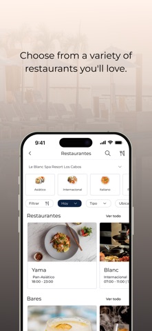 Le Blanc Spa Resorts iPhone screenshot