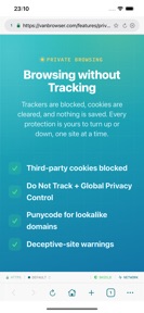 VanBrowser: Private Browser screenshot