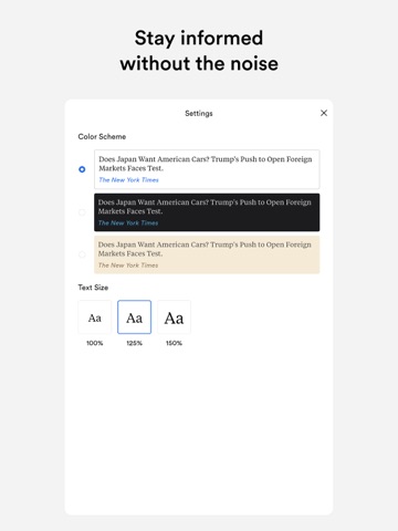 Brief: Daily News Summary iPad screenshot