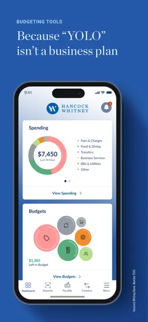 Hancock Whitney Business screenshot 2