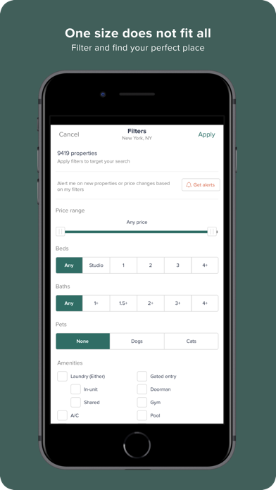 HotPads - Apartment Rentals app screenshot