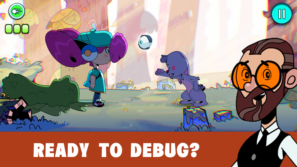 #2. Coding Games Kids: Glitch Hero (iOS) 由: Didactoons Games SL