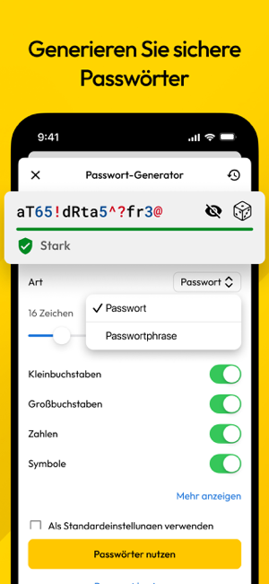 Keeper Passwort-Manager Screenshot