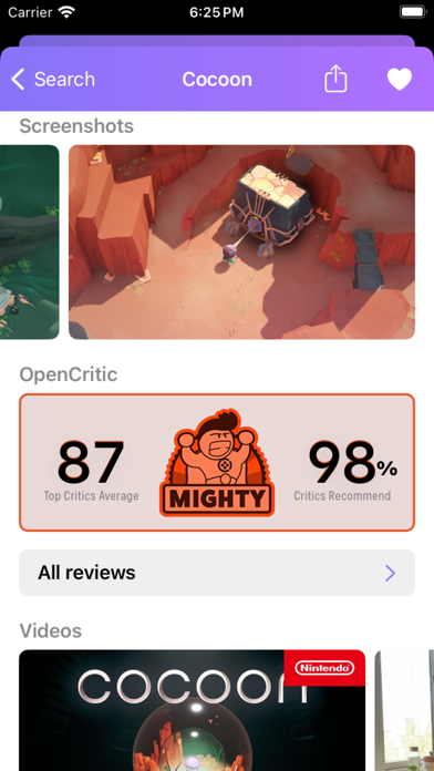 GamingBuddy: Discover & Track Screenshot