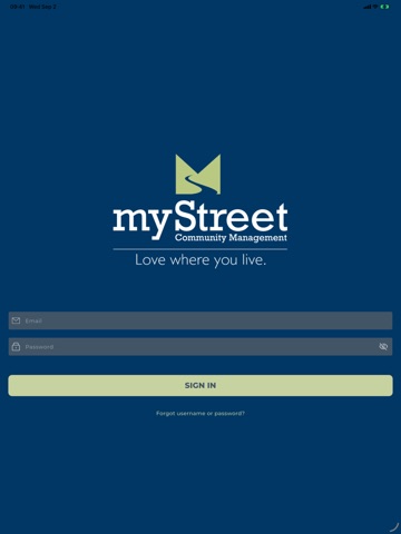myStreet Community Management iPad screenshot