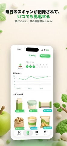 ミタベル｜スキャンして食事を評価 screenshot