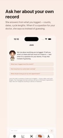 PCOS Juno: Symptom Tracker App Screenshot 8 of 10
