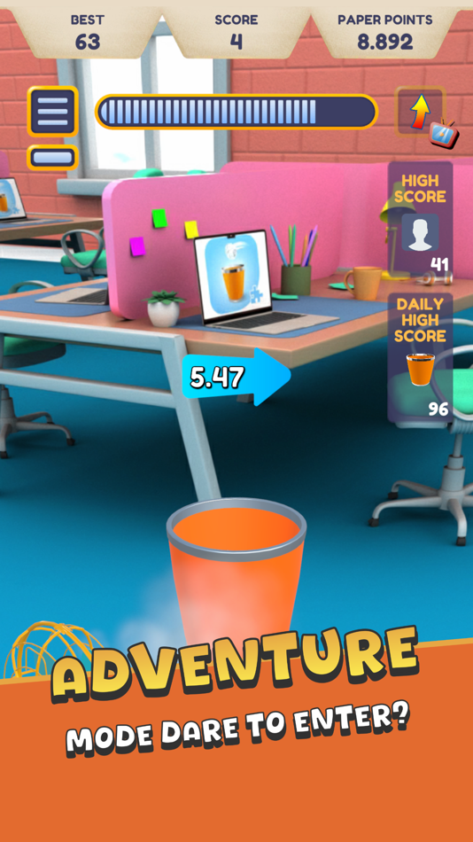 #2. Paper Toss + (iOS) 게시자: Zurabi SADGOBELASHVILI