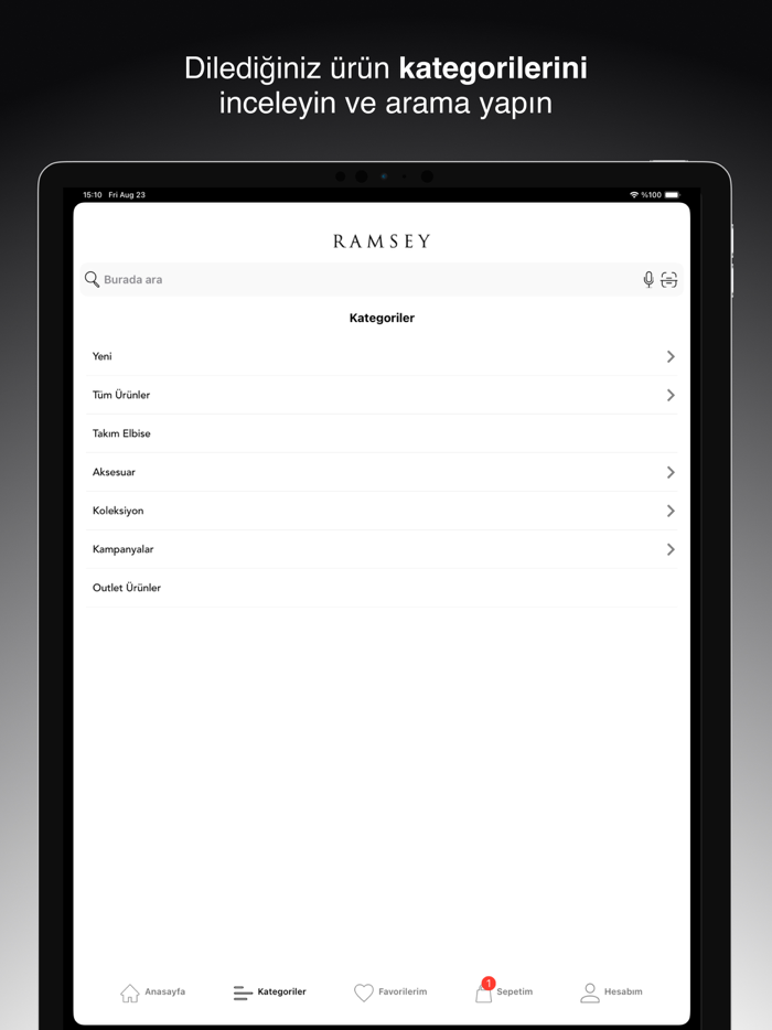 Ramsey Online Alışveriş