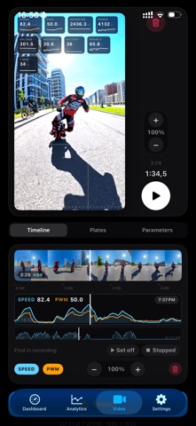 EUC Logger iPhone screenshot