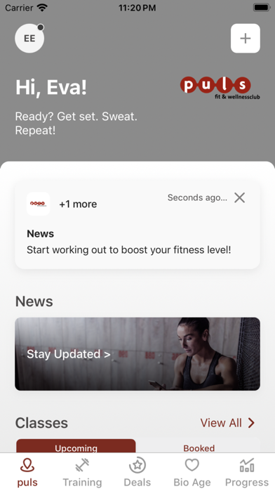 puls fit & wellnessclub Screenshot