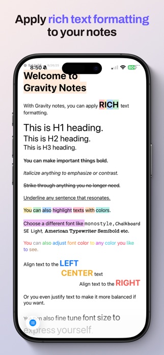 Gravity Notes - Smart Notes Screenshot 4 of 10