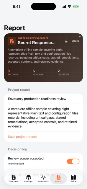 Envquarry: Secret Scanner screenshot 7