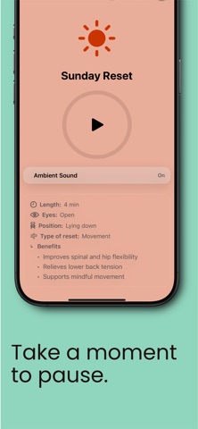 Resets: 5-Minute Guided Calm screenshot