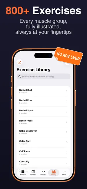Lift: Gym Workout Tracker screenshot 4