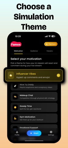 Fake Live Stream - Famos Screenshot 4 of 5