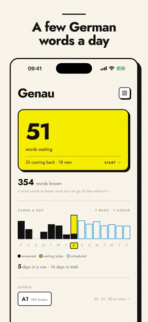 Genau: German Flashcards screenshot 1