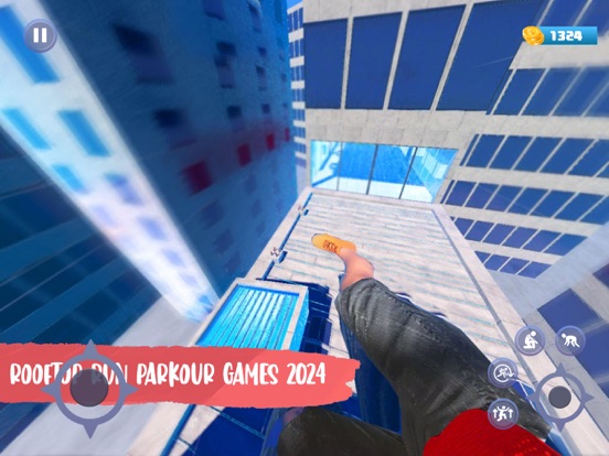 Rooftop Run Parkour Games 2024のおすすめ画像4