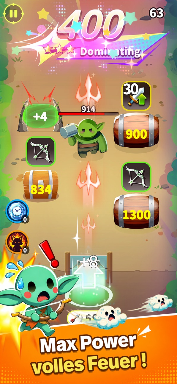 Fox Shot: Number Run iOS Mod IPA screenshot 2 - iOS game interface