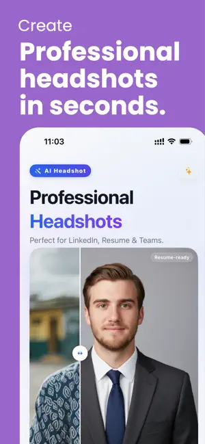 iHeadshot: AI Business Profile screenshot 1