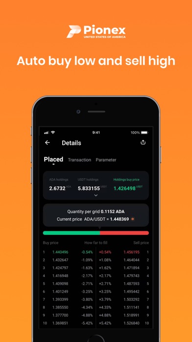 Pionex US - Buy BTC and ETH Screenshot