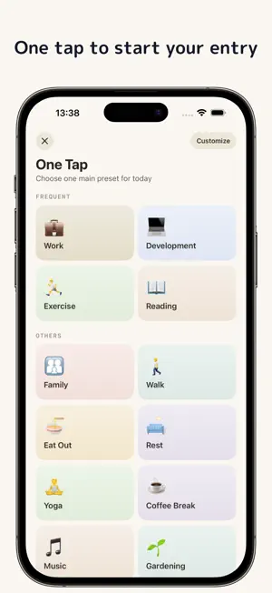 Hibi — Effortless daily screenshot 2