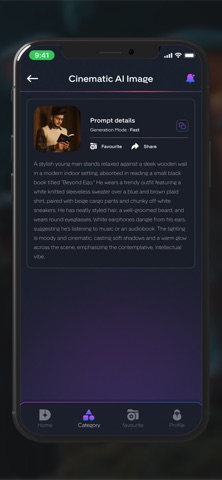 Dayno AI : AI Photo Prompt iPhone screenshot