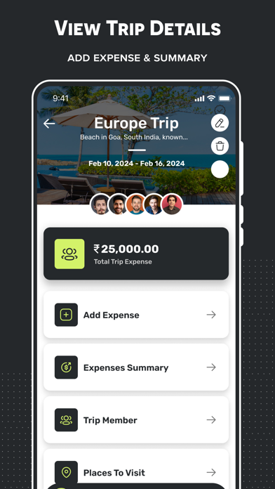 Travel Expense Dairy Screenshot