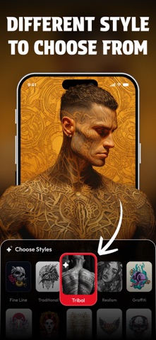 Tattoo Design : Tattoo AI iPhone screenshot