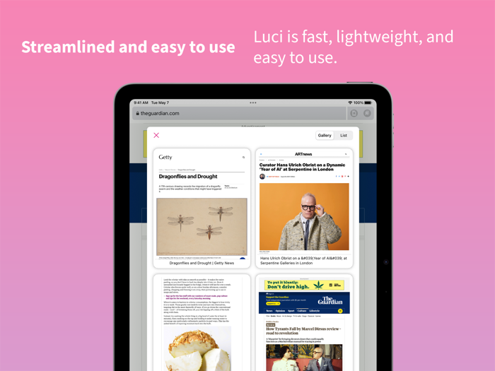 Luci — Browsing and AI Summary
