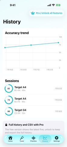 VocalCoach Pocket Screenshot 4 of 6
