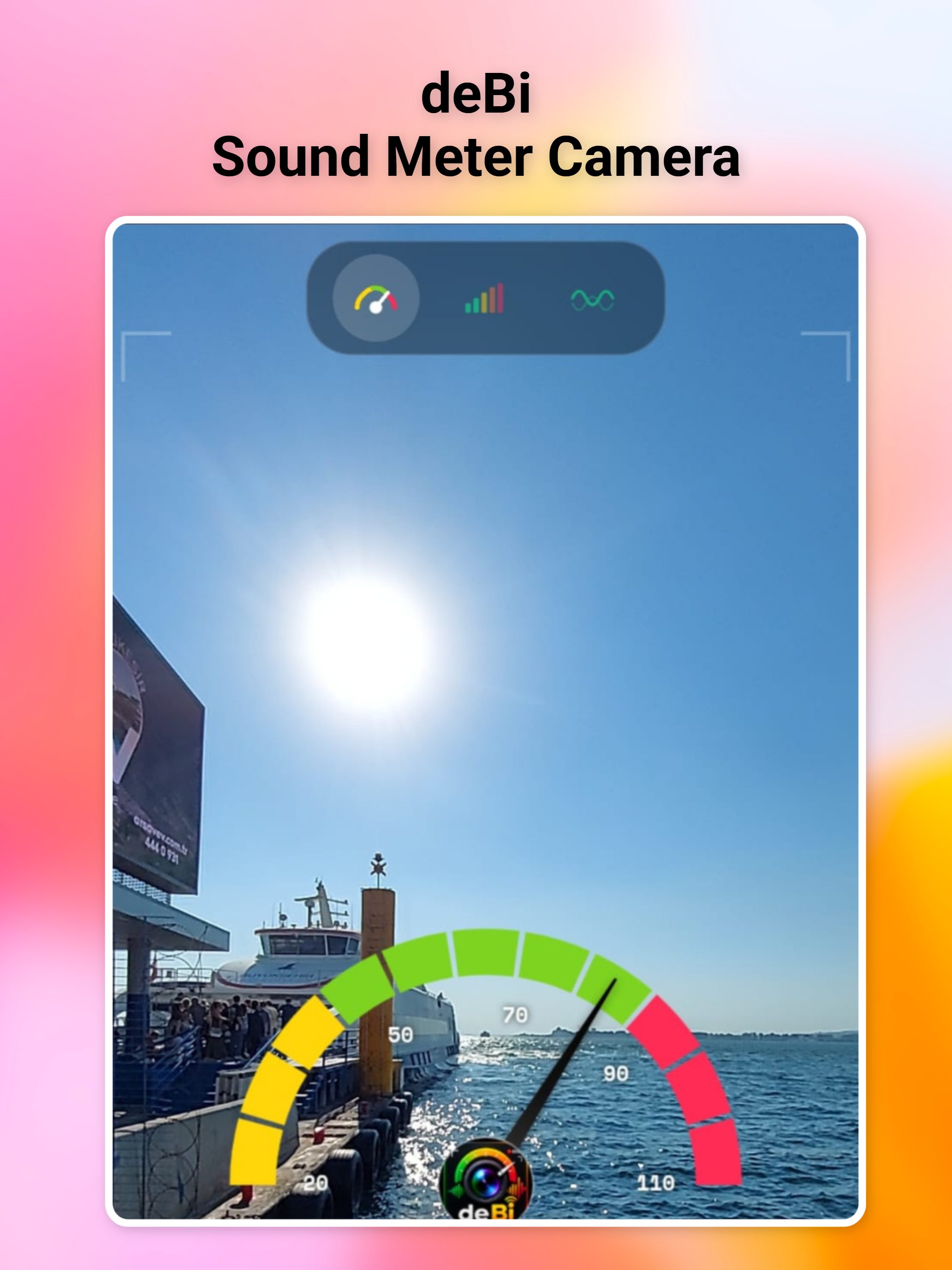 deBi Sound Meter Camera screenshot 9