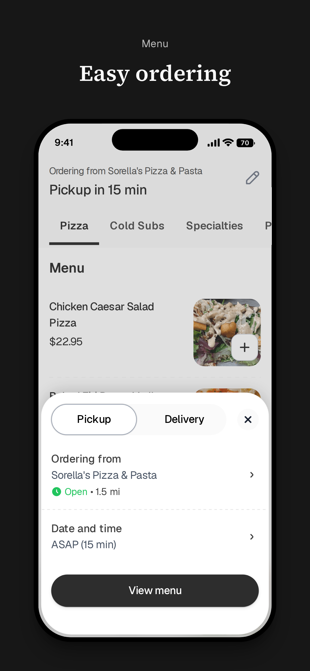 Sorella's Pizza and Pasta screenshot 3