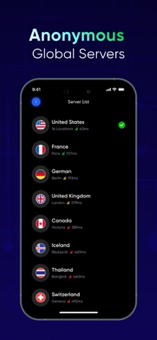 SecurityLab VPN: Speed iPhone screenshot 4