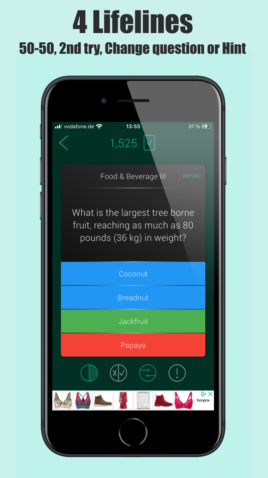 #5. Quizoid: Offline Trivia Quiz (iOS) 由: Richard Raue