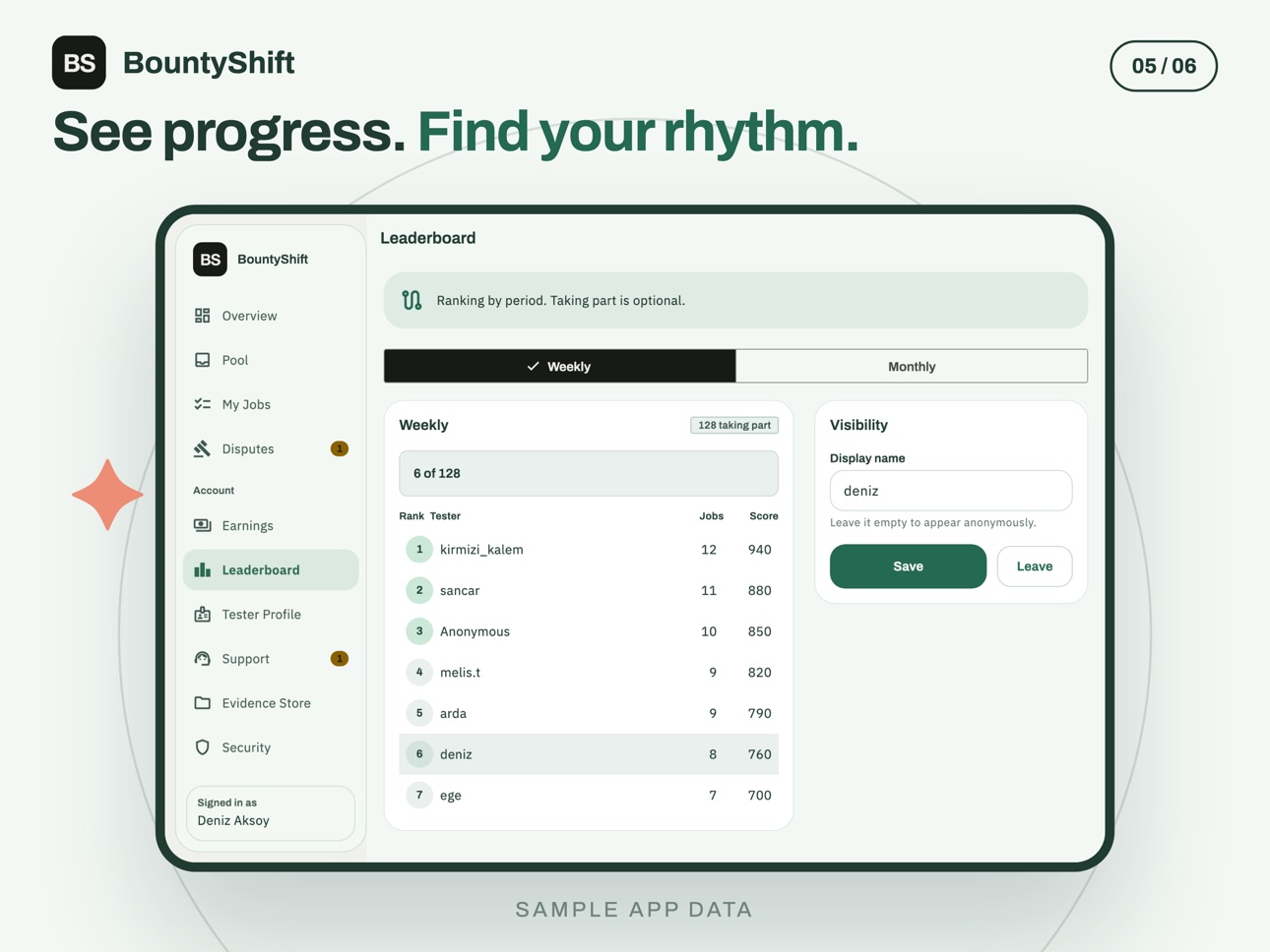 Screenshot 11 of BountyShift: Testing Jobs