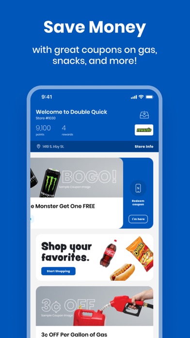 Screenshot 1 of Double Quick Rewards App