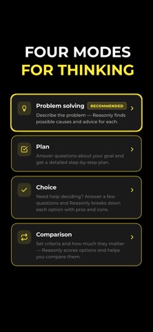 Reasonly: Brain Dump & Clarity iPhone screenshot