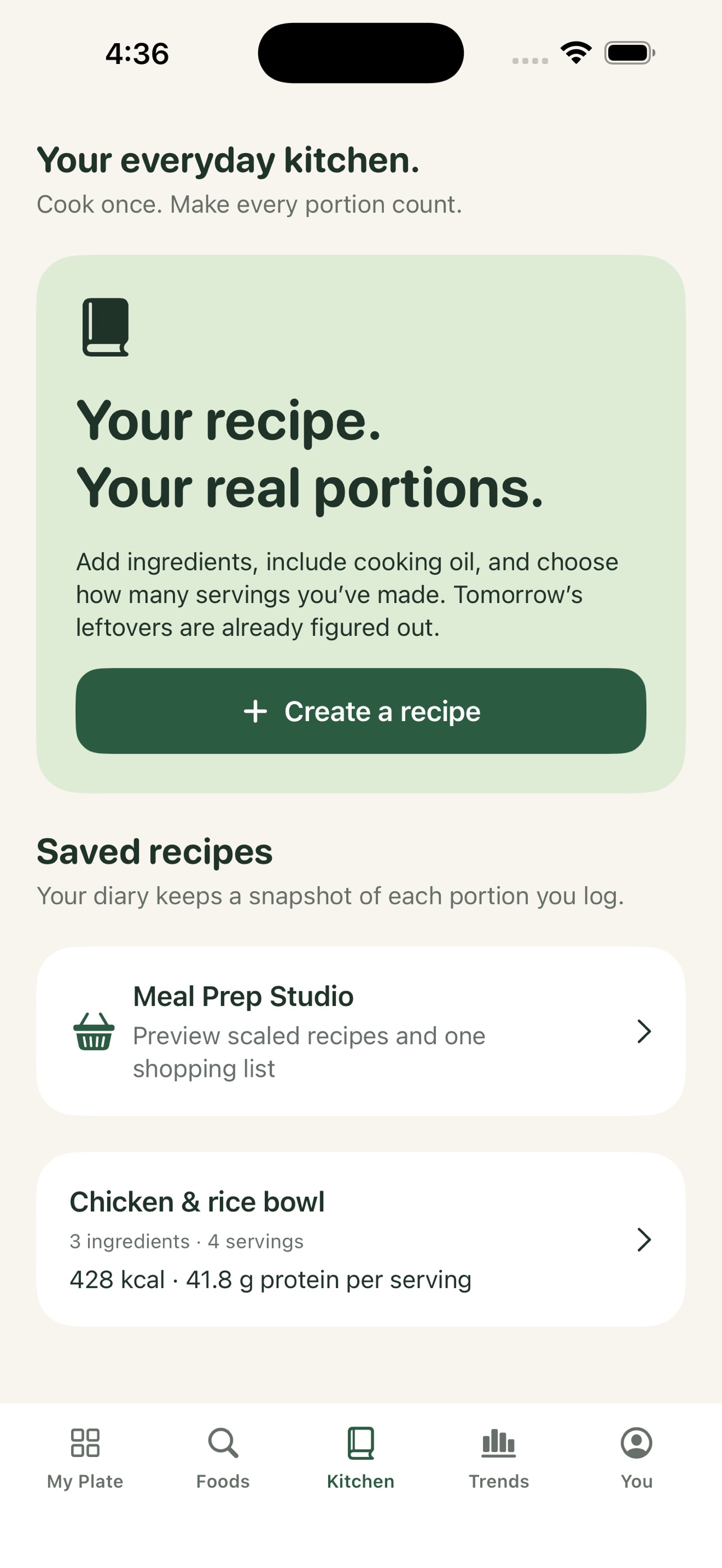 Screenshot 2 of MyPiatto: Calorie Journal